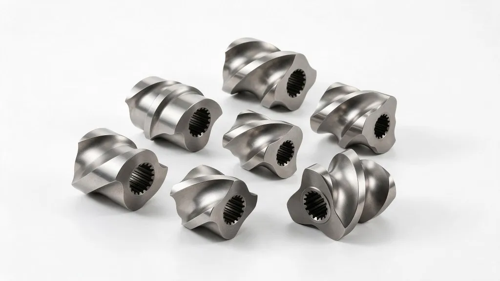 Reverse screw elements — trilobe reverse kneading blocks for fill control and back-mixing
