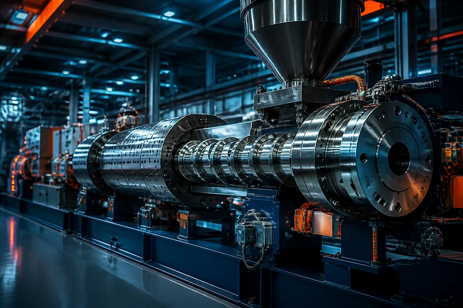 Twin screw extruder engineered for precision polymer processing
